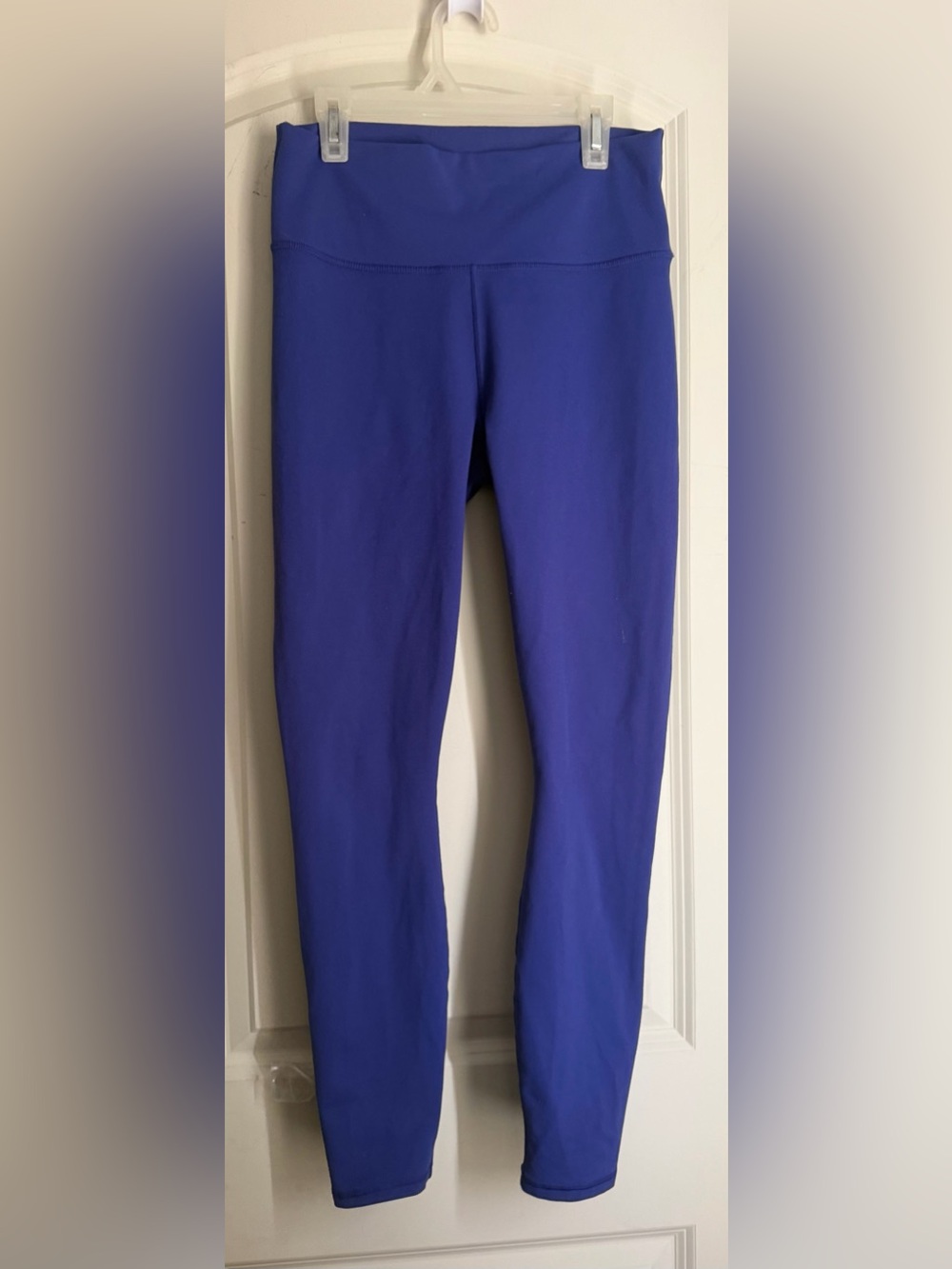 Fabletics Royal Blue Active Leggings sz 4/6 gym yoga run outdoors sporty casual